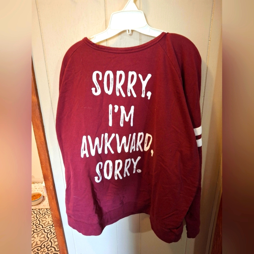 Black Matter Sorry Im Awkward Top